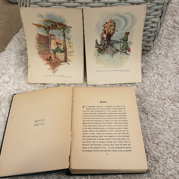 AESOP'S FABLES, hardcover, 1913 - Picture 9 of 17